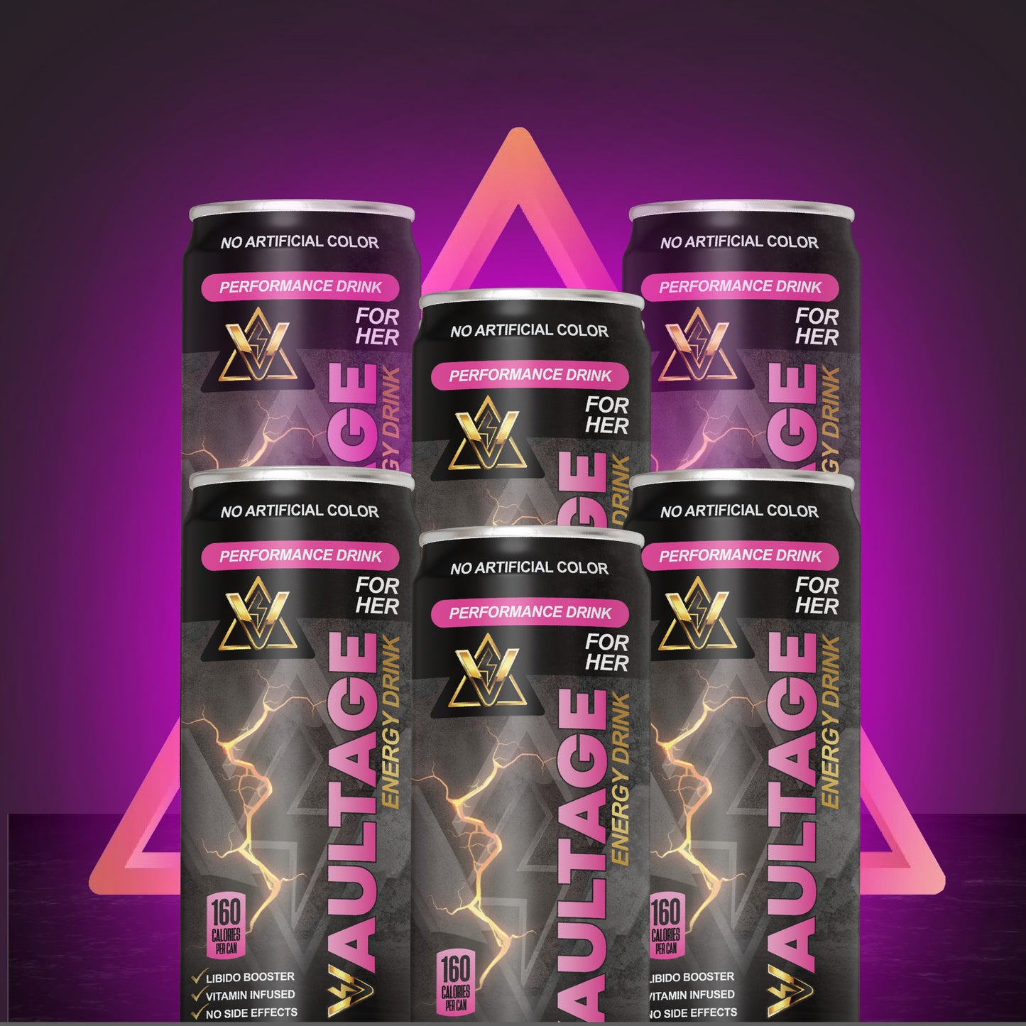 Vaultage Energy Drink For Her - 6 PACK